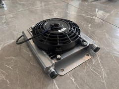 AGT Radiator Fan Hydraulic Oil Cooler Fan For 1-1.8ton Mini Excavator Attachment
