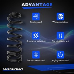 Heavy Duty Rear Coil Springs Kit Ram 1500 2009-2018 2WD 4WD Suspension