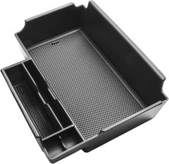Center Console Organizer Compatible with Explorer 2020 2021 2022 Color: black