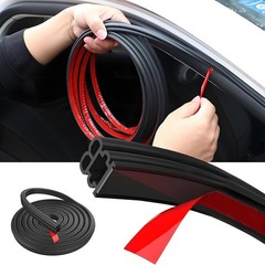 Upgraded Thickened Rubber Weather Seal Strip, Universal Soundproofing Weatherstr