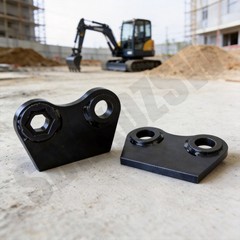 Mini Excavator Bucket Ears Universal AGT CFG 25mm 1″ Chinese 1 Ton PAIR 1/4″
