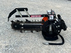 Premier T125 36″ x 6″ Trencher Half Shark Half Dirt Teeth Fits Mini Skid Steer