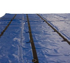 2 Pack Flatbed Heavy Duty Waterproof 18oz Vinyl Lumber Tarps 20′ x 27′ (6′ Dr…