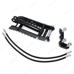 L-Shaped 3-Holes Bracket Hydraulic Thumb Clip Fits Mini Excavators Attachments