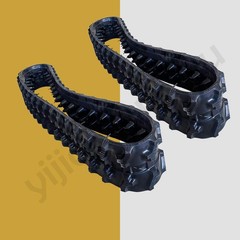 180*72*37 Size Two Pcs Rubber Track for Mini Mini Excavator