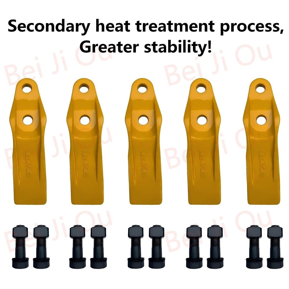 5Skid Steer, Loader Bolt-On Uni-Teeth 132-4720, 2 3/8″ Hole to Hole Spacing